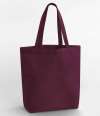 W697 Westford Mill Heavyweight Canvas Tote Bag Burgundy colour image
